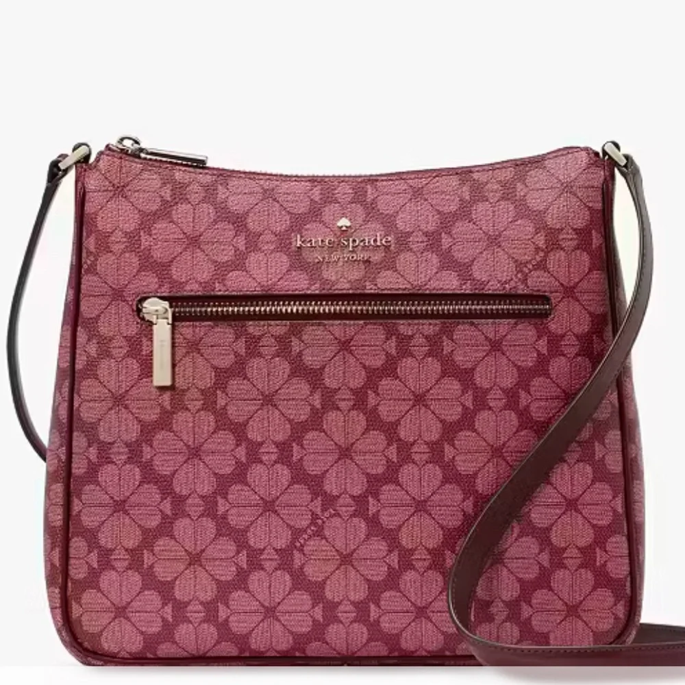 Kate Spade Signature Spade Flower Large Swingpack Crossbody Grenache
